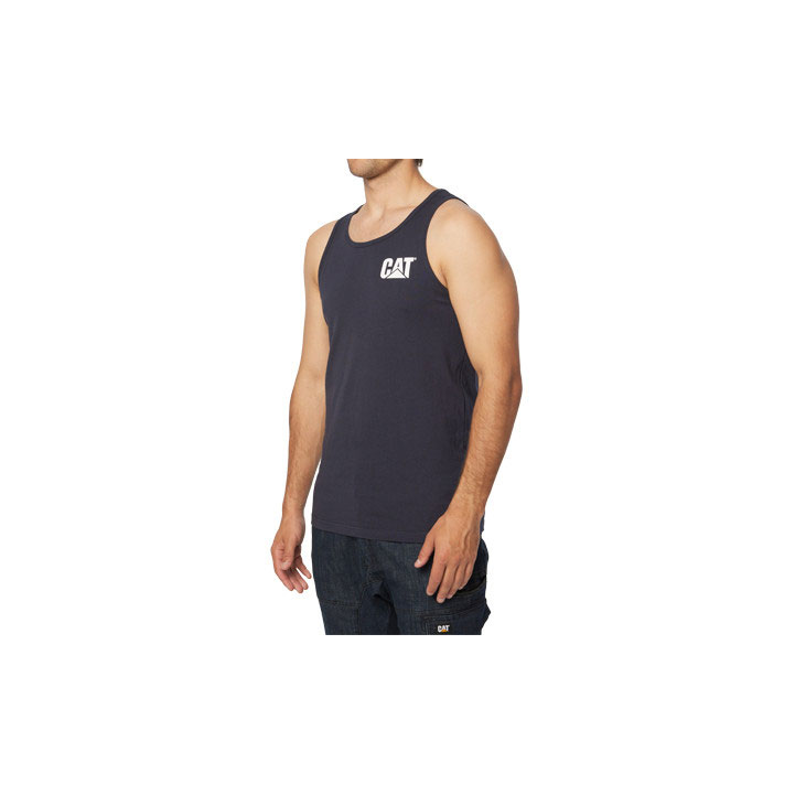 Singlet Caterpillar Trademark Damskie Granatowe | EUZFO-8013