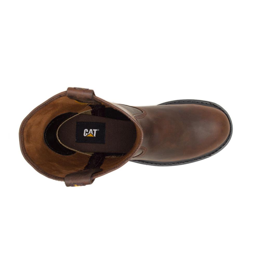 Slip On Caterpillar Revolver Męskie Brązowe | HWPIV-0385