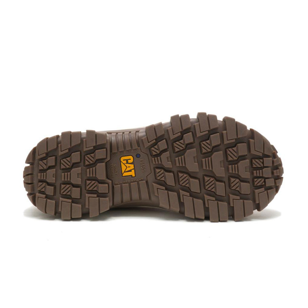 Slip Resistant Footwear Caterpillar Invader Steel Toe Damskie Brązowe | DIEZN-8367