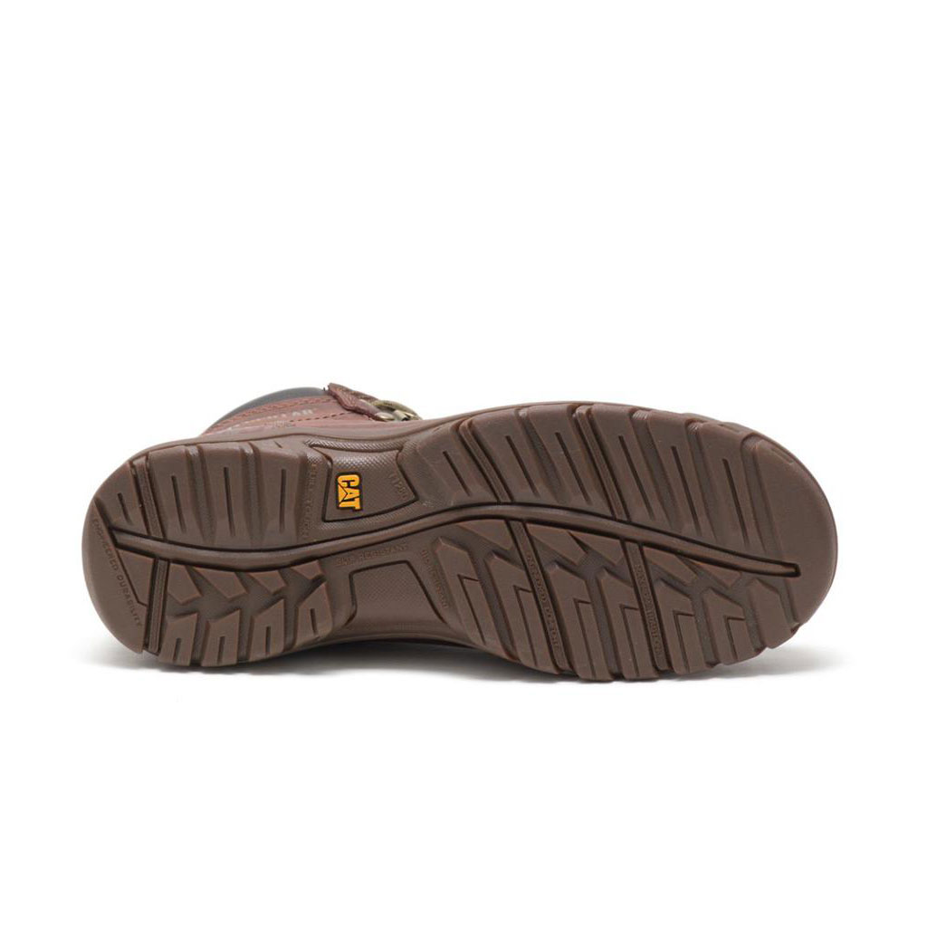 Slip Resistant Footwear Caterpillar Mae Steel Waterproof Damskie Bordowe | BIELV-0753