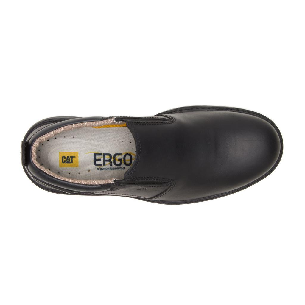 Steel Toe Shoes Caterpillar Conclude Steel Toe Męskie Czarne | NSITL-0316