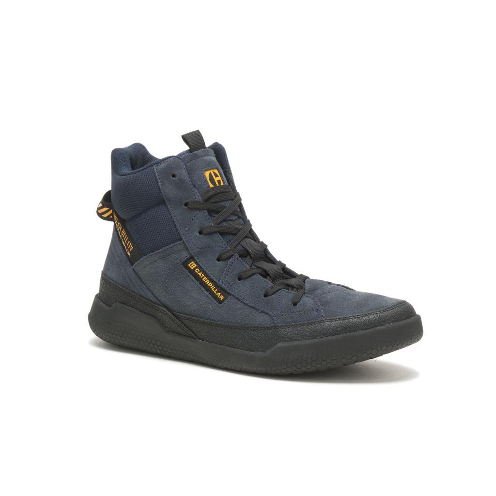 Trampki Caterpillar Code Hex Hi Utility Damskie Navy/Black | OEHNZ-6197