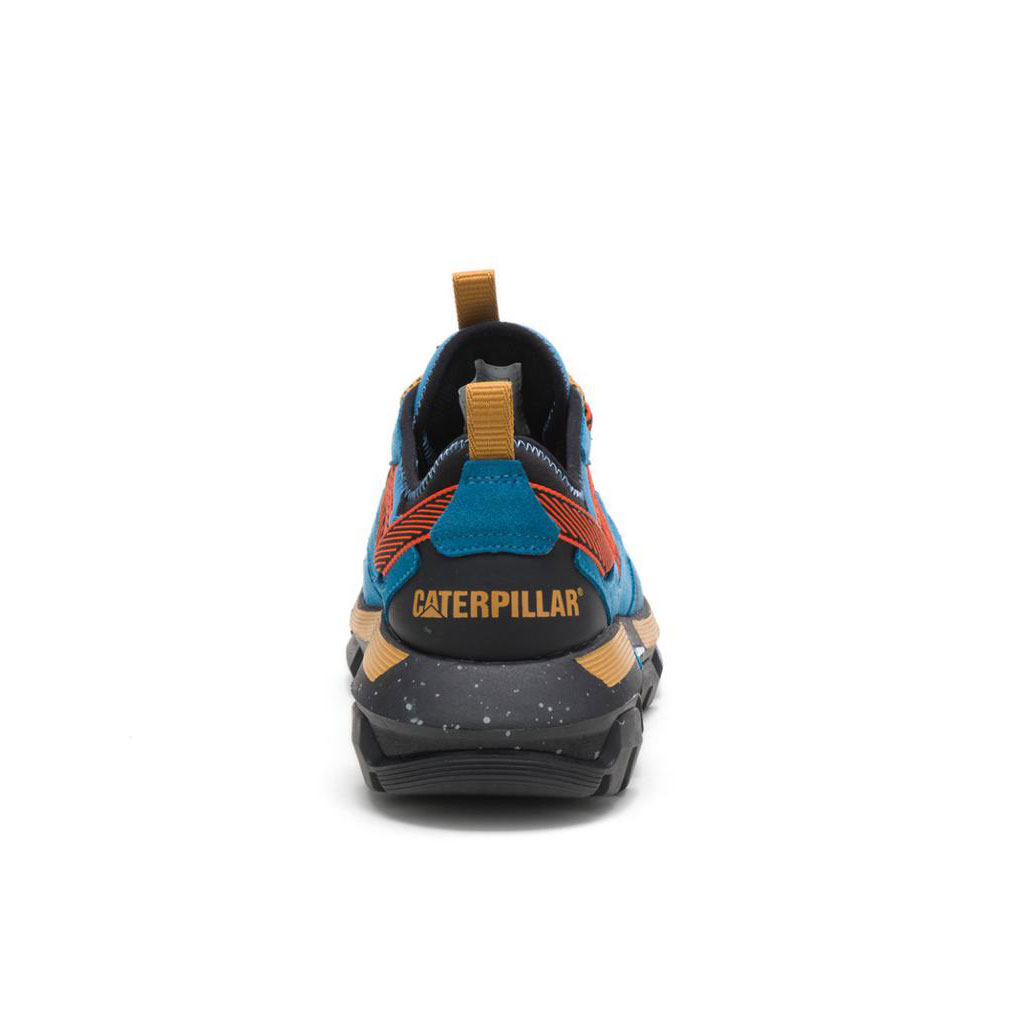 Trampki Caterpillar Raider Sportowe Damskie Niebieskie | PZILE-9057