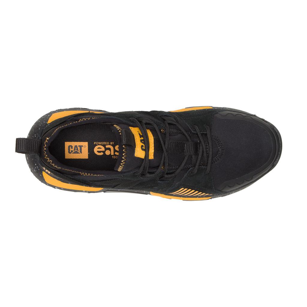 Trampki Caterpillar Raider Sportowe Męskie Black/Yellow | JYEPU-0415