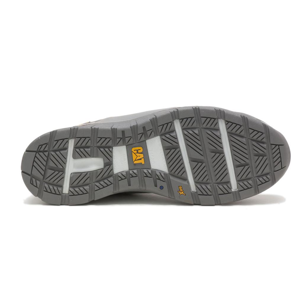 Trampki Caterpillar Sprint Tekstylne Alloy Toe Męskie Szare | DHCZW-6598