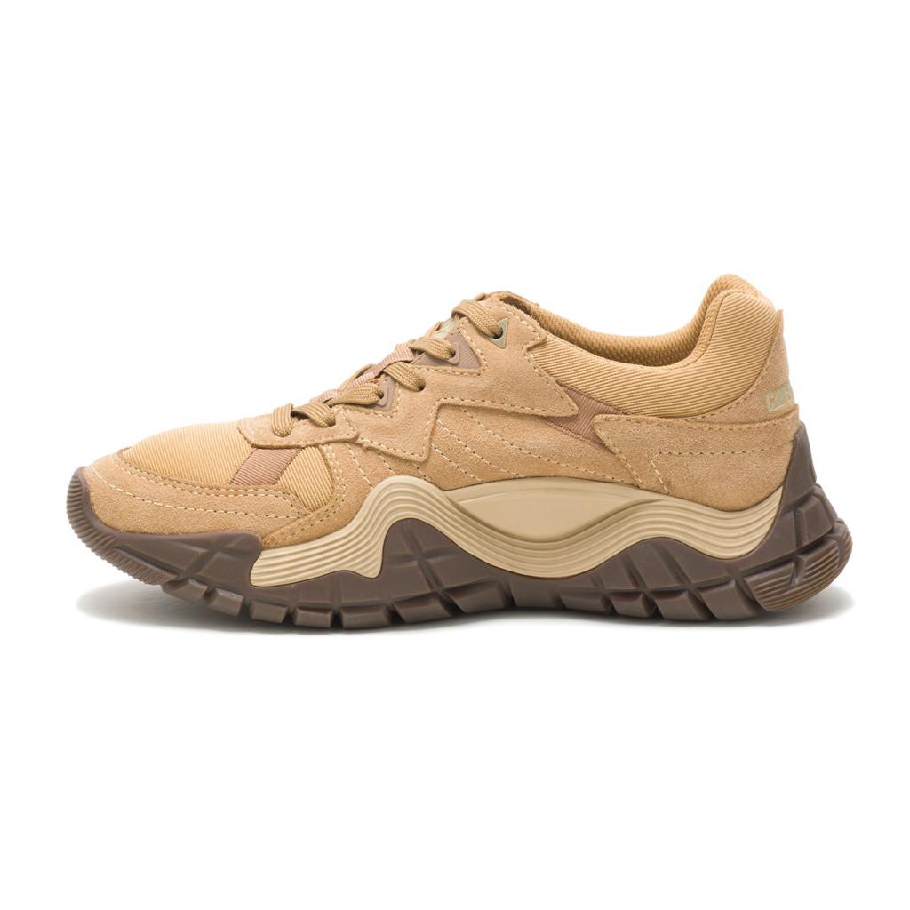 Trampki Caterpillar Vapor Damskie Khaki | JRYLT-4526