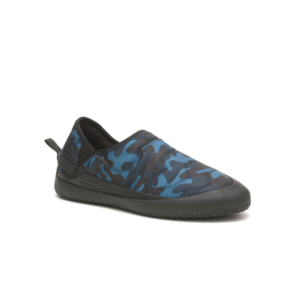 Wsuwane Caterpillar Crossover Damskie Niebieskie Camo | UKHYX-6148